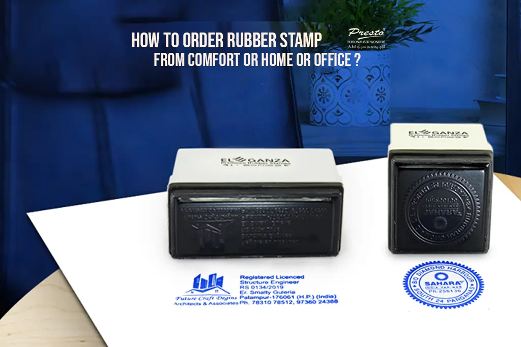 How to Order Rubber Stamps from Comfort of Home or Office?