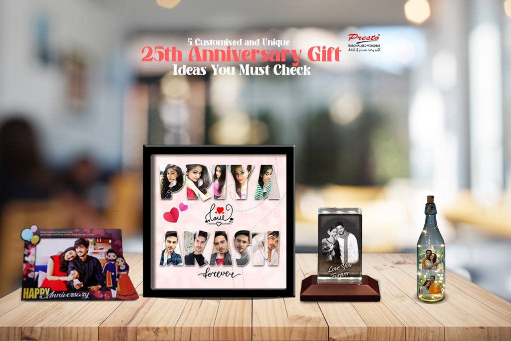 5 Customised and Unique 25th Anniversary Gift Ideas You Must Check
