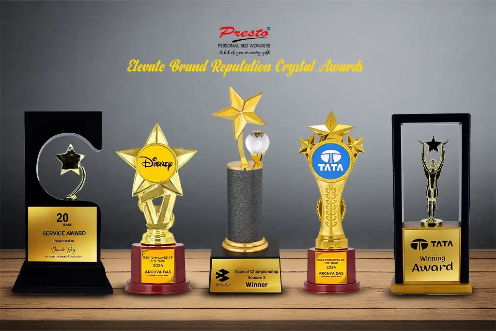 Elevate Brand Reputation Crystal Awards