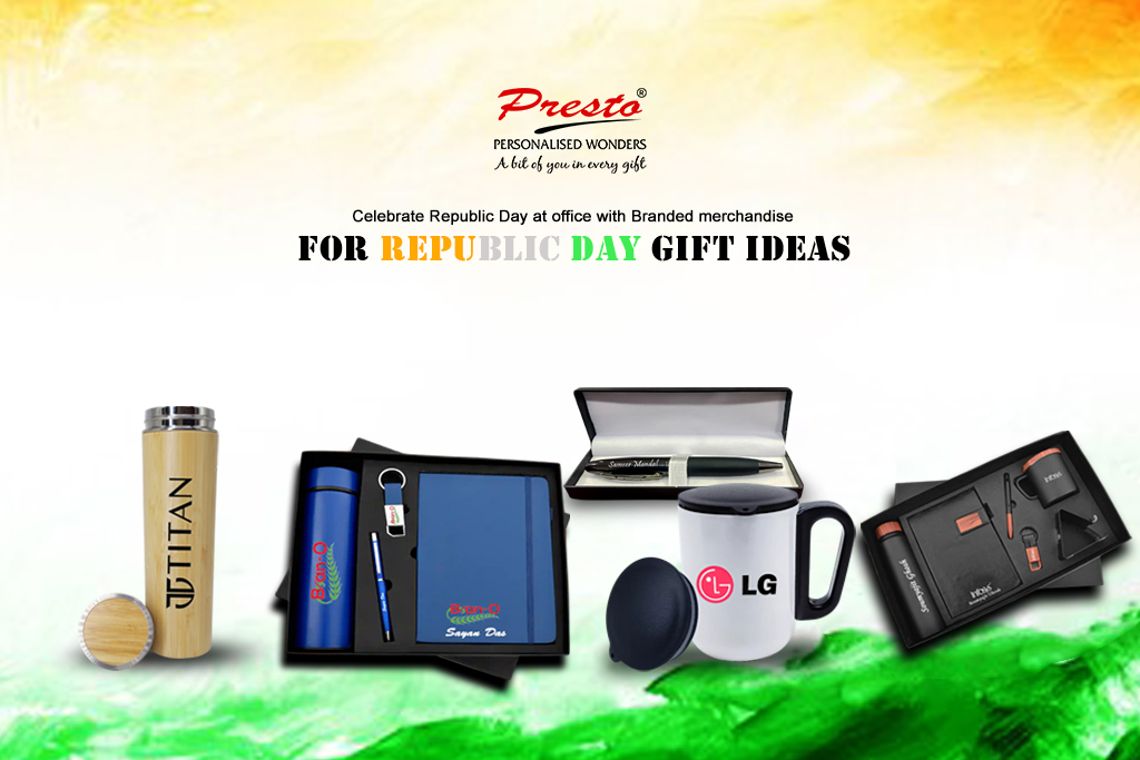 Celebrate Republic Day at office with Branded merchandise for Republic Day Gift Ideas