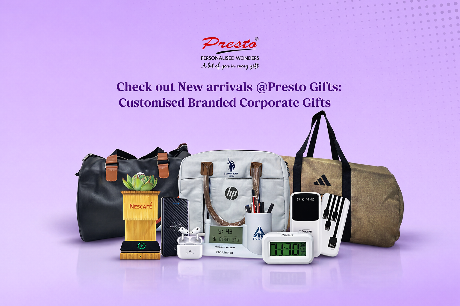 Check out New arrivals @Presto Gifts: Customised Branded Corporate Gifts