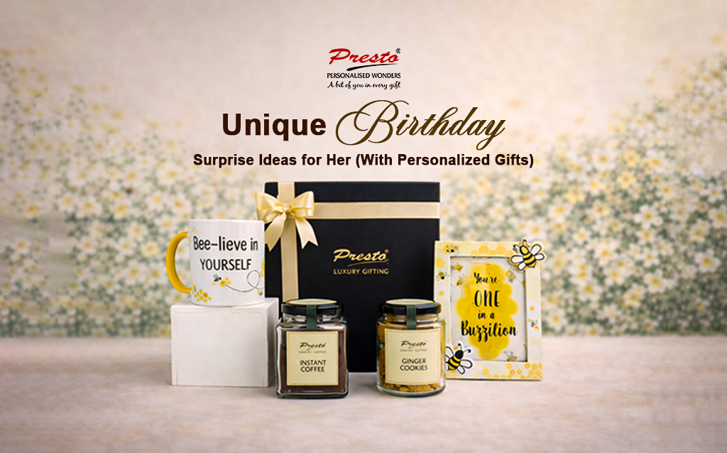Unique Birthday Surprise Ideas for Her (With Personalized Gifts)