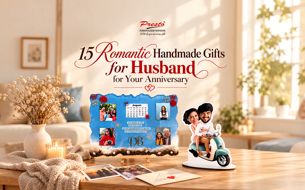 15 Romantic Handmade Gifts for Husband for Your Anniversary