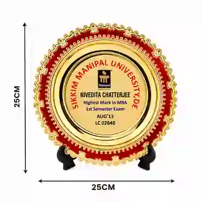 Personalized Crest with Stand & Box size img