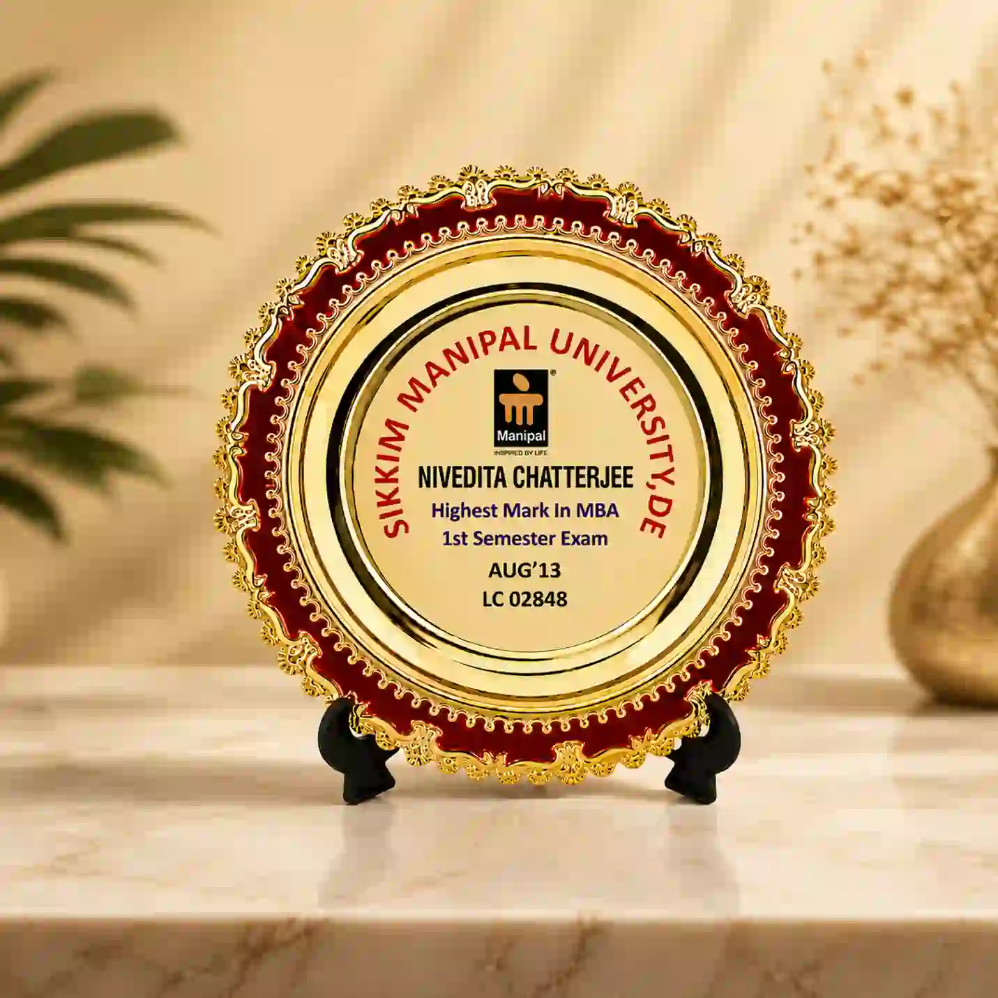 Crest with Stand & Box
