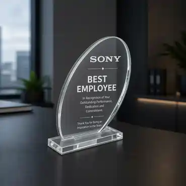 Corporate Acrylic Trophy For Employee