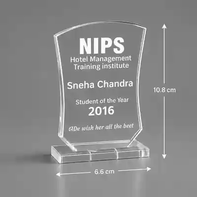 Achievement Acrylic Trophy Award