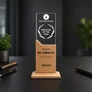 Customised Laser Engraved Wooden Memento