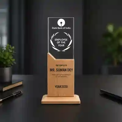 Customised Laser Engraved Wooden Memento