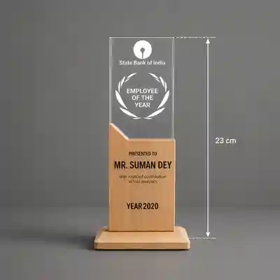 Customised Laser Engraved Wooden Memento