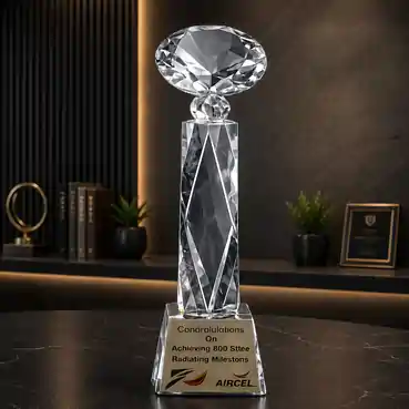 Online Crystal Trophy for Corporate Awards