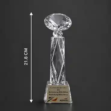 Online Crystal Trophy for Corporate Awards