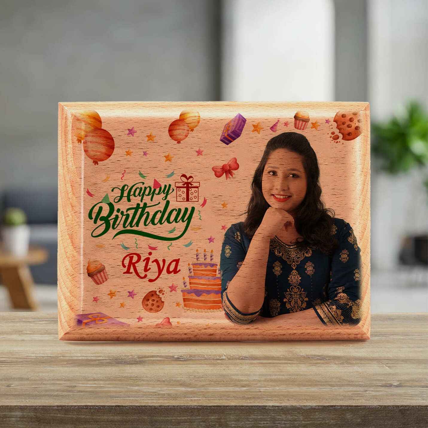 Personalised Wooden Plaques for Birthday 5X4 inch