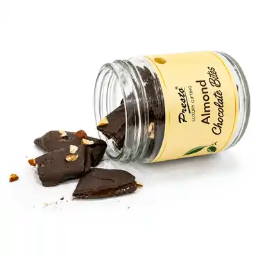 Crackly Almond Chocolate bites