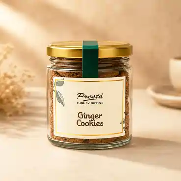 Fresh Ginger Crunch Cookies Jar