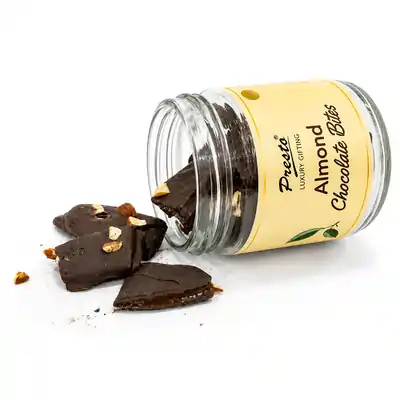 Crackly Almond Chocolate bites