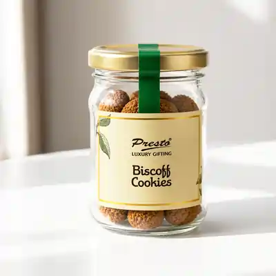 Premium Biscoff Cookies Jar for Celebrating Happiness