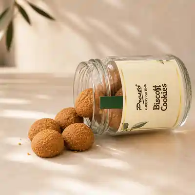 Premium Biscoff Cookies Jar for Celebrating Happiness