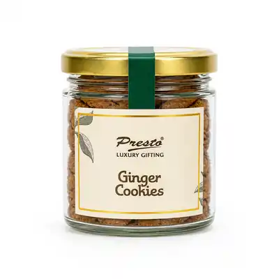 Fresh Ginger Crunch Cookies Jar