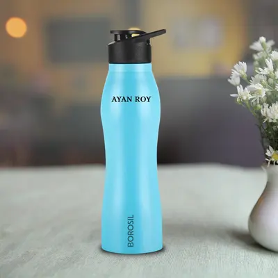 Style with Borosil Blue Bottle