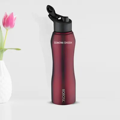 Customised Steel Borosil Bottle