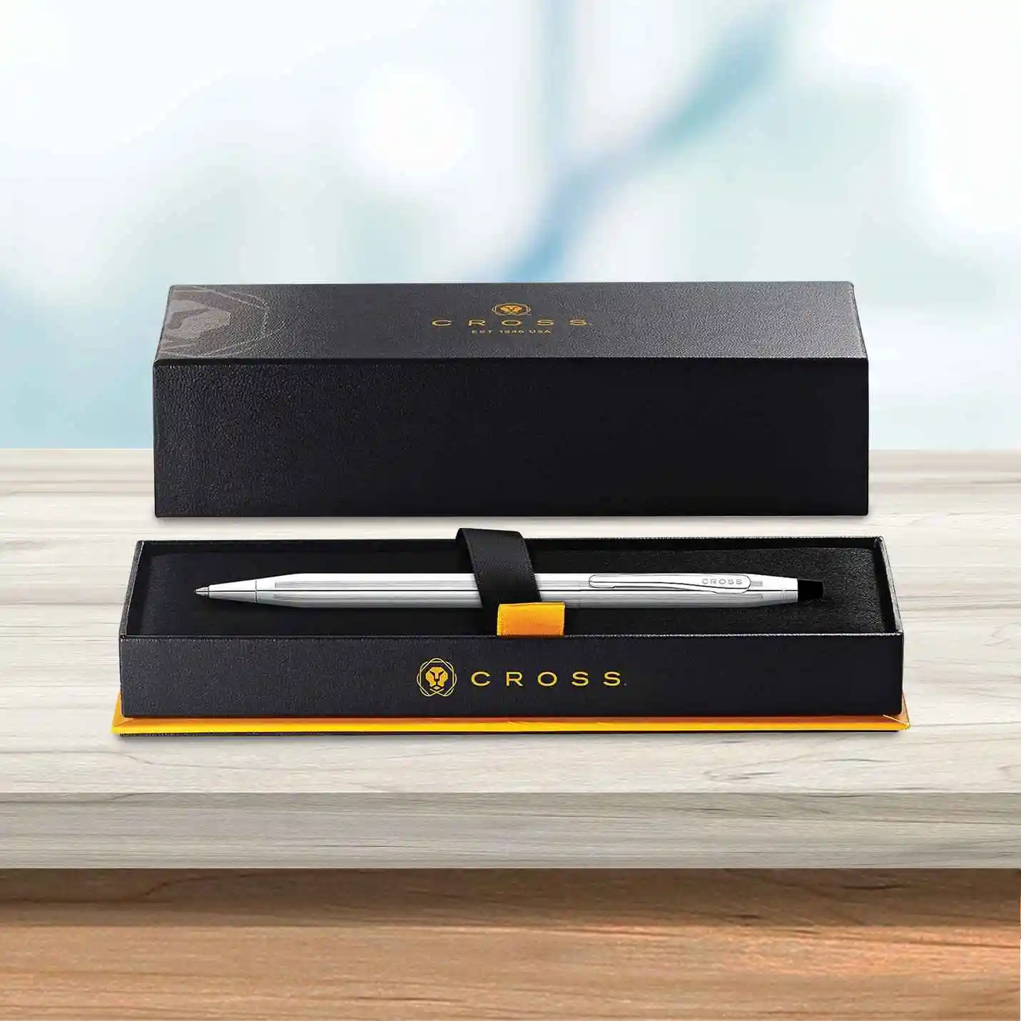 Personalized Cross 3502 Chrome Roller Ball Pen