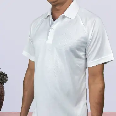 Adidas White Polo T-Shirt for Men – Half Sleeve