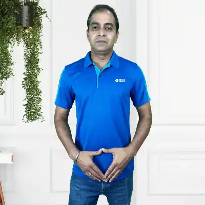 Adidas Blue Gradient Polo T-Shirt for Men