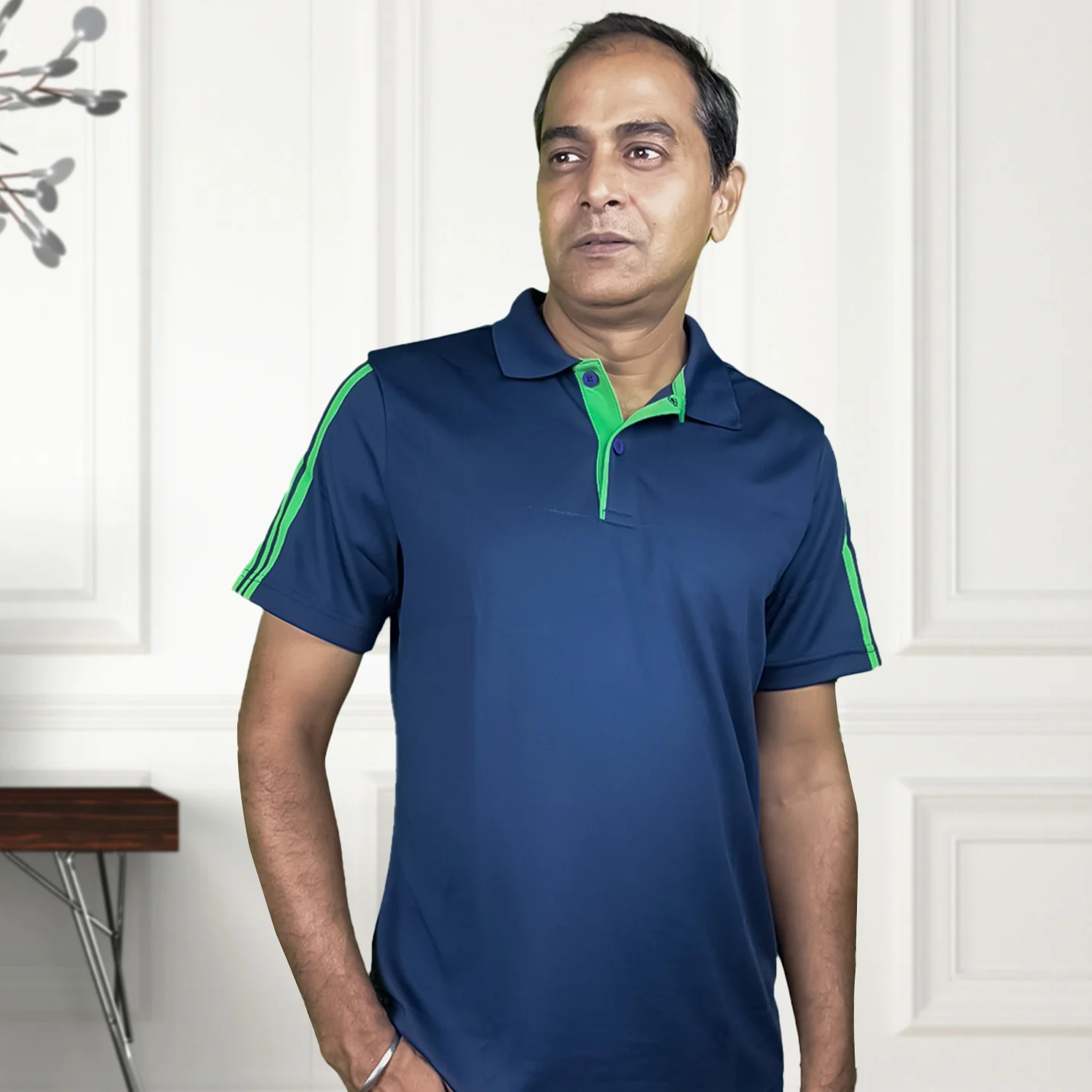 Customised Adidas T-Shirt – Half Sleeve Polo for Men