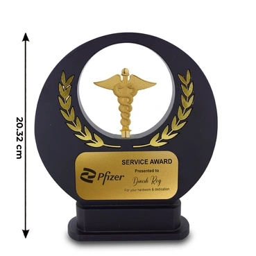 Excellence Doctor Symbol Wooden Trophy