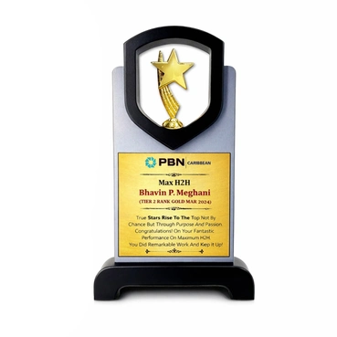 Star Wooden Appreciation Memento