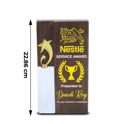 Engraved Metal Event Trophy