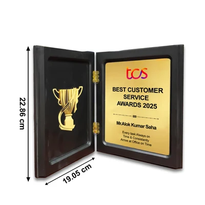 Wooden Book Style Memento