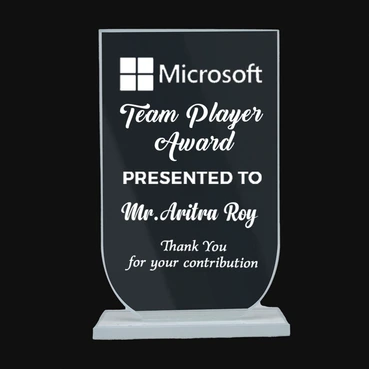 Curve Customised Glass Mementos