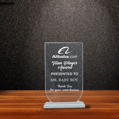 Prime Economic Personalised Glass Mementos