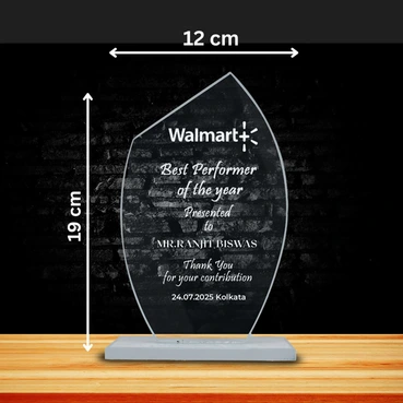 Prestige Shine Customised Glass Memento