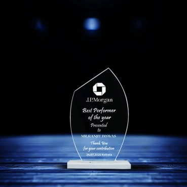 Elite Personalised Economic Glass Mementos