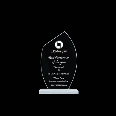 Personalised Economic Glass Mementos