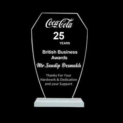 Customised Economic Glass Mementos