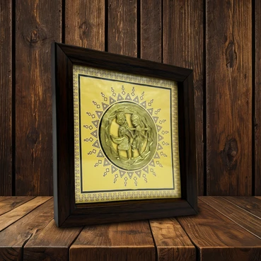 Elegant Handmade Dhokra Wall Hanging Frame