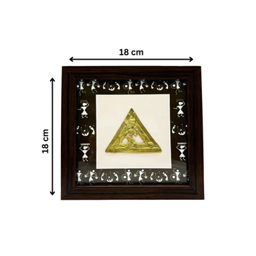 Artisanal Dhokra-Inspired Tribal Décor Frame for Home