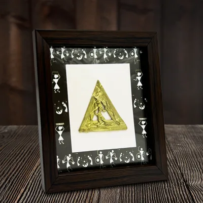 Dhokra-Inspired Tribal Décor Frame