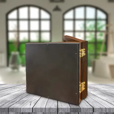 Dhokra Table Décor Wooden Frame Set for Premium Spaces