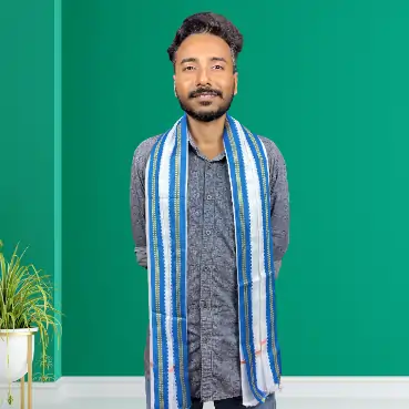 Blue & White Ceremony Uttoriyo for Events & Felicitation