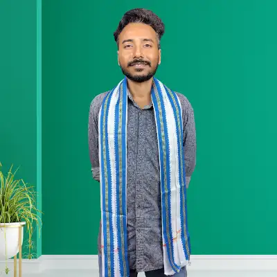 Blue & White Ceremony Uttoriyo for Events & Felicitation