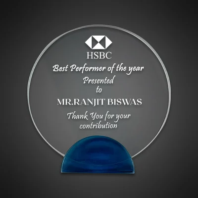 Plaque with Sandblasting finish