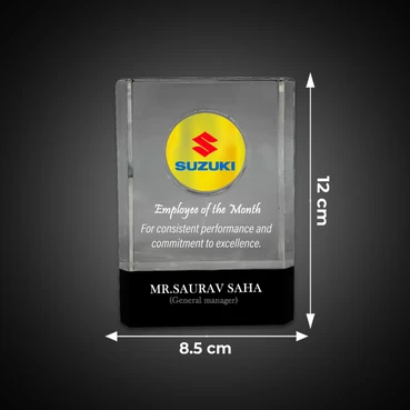 Premium Personalised Crystal Plaque