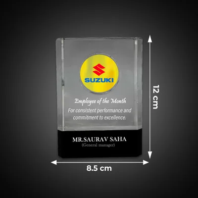 Premium Personalised Crystal Plaque