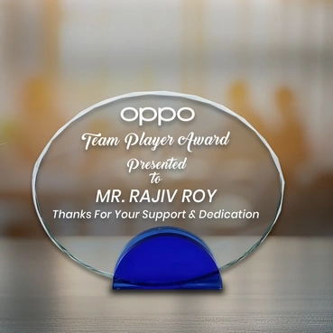 Crystal Memento Oval