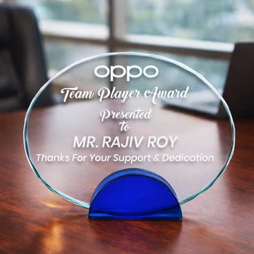 Crystal Memento Oval